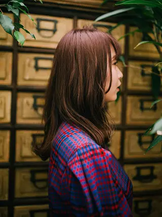 セミロング カラー ルシエ吉祥寺所属・🥖牧野 純🥖のヘアスタイル