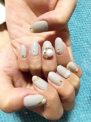 ネイル ツメトマツゲ .のネイルデザイン