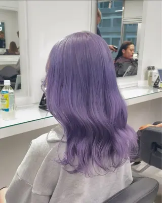 ミディアム ハイトーン/デザイン 🦴ෆ‪maiෆ🦴のヘアスタイル