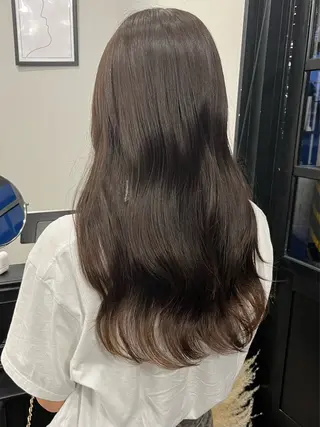 ロング カラー セジールヘアメゾン所属・韓国レイヤー/透明感 カラー🐈曾根高のヘアスタイル