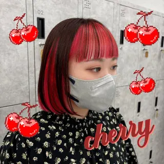 ミディアム カラー hollo原宿所属・パーマ/ハイトーン 🎀Rumiのヘアスタイル