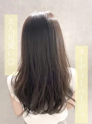 ミディアム カラー ヘアアレンジ 🥇ブリーチ無し 透明感🥇佐藤のヘアスタイル