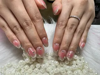 ネイル kao  パラジェル スカルプ/長さだしのネイルデザイン