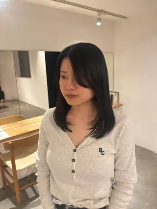 セミロング hanare・SOJi所属・Takahashi Noa🍊のヘアスタイル