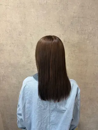 ロング カラー 下山 萌華のヘアスタイル