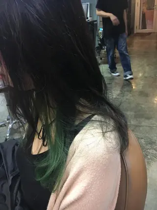 ロング カラー 北條 優輝のヘアスタイル