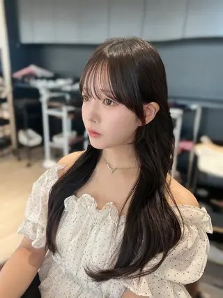 🎀大竹美侑／顔まわ りカット／レイヤーのヘアスタイル