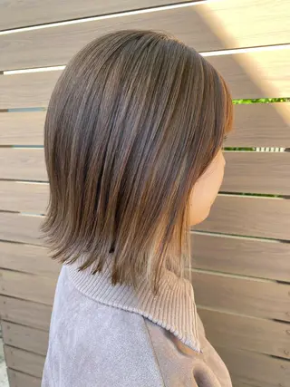ミディアム カラー アーベンフィール金沢松村店所属・小坂 麻綾のヘアスタイル