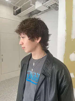 メンズ メンズカット パーマ[佐橋]のヘアスタイル