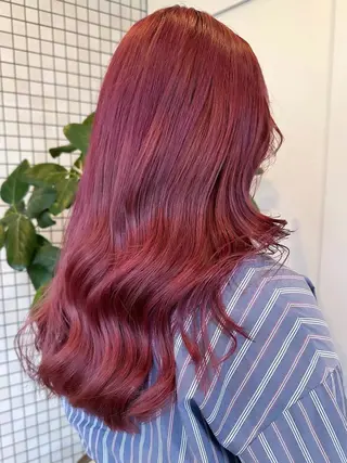 ロング カラー 🎀暖色カラー🎀 おかだみほのヘアスタイル