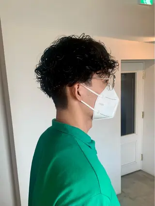 ショート パーマ メンズ room3小出 奈央子のヘアスタイル