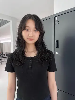 ロング パーマ ベージュカラー/ 新潟/万代/なお🎀のヘアスタイル