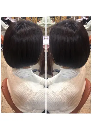 ショート 品田 真里のヘアスタイル