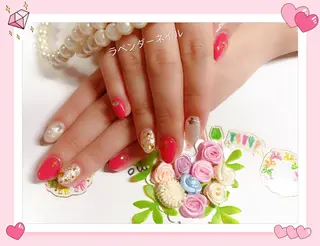 ネイル ラベンダー💖日暮里 ルル💖ネイルのネイルデザイン