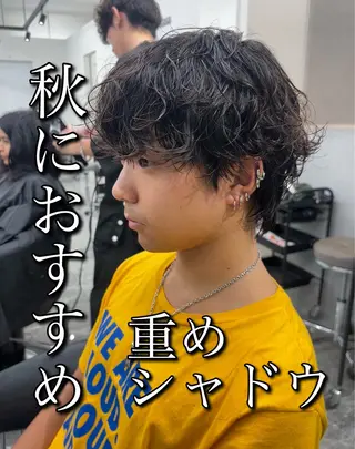 パーマ メンズ 🍐シャドウパーマ メンズ特化/守岡🍐のヘアスタイル