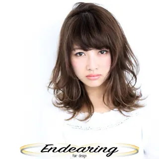 カラー Endearing 銀座/レイヤーカットのヘアスタイル