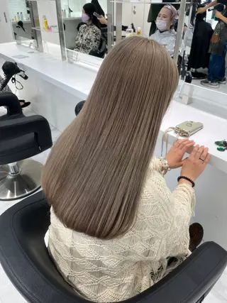 カラー 似合わせ💗透け感 💗うる艶カラー💗のヘアスタイル