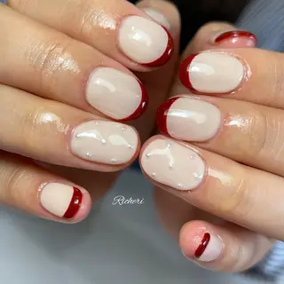 ミディアム ネイル richeri beautyのネイルデザイン