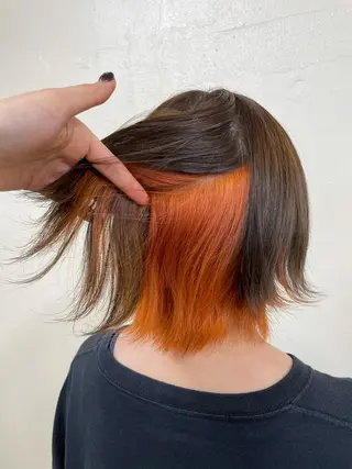 ミディアム カラー ヘアアレンジ 🤍韓国ヘア特化 🤍力丸🤍のヘアスタイル