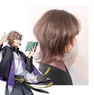 ショート カラー GARU-ガル-所属・TSUNO🦖 派手髪/オタク美容師のヘアスタイル