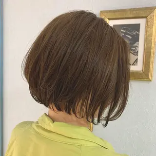 ショート カラー パーマ ヘアアレンジ Lond jeloud 名古屋所属・髪質改善 の達人/杉原碧仁のヘアスタイル