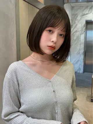 ミディアム 佐藤 優成のヘアスタイル