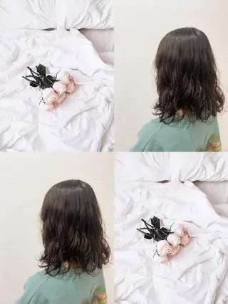 ミディアム パーマ 全店売上No.1🏆 ✨深江裕稀のヘアスタイル