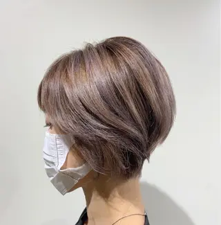 ショート カラー 園田 将士のヘアスタイル