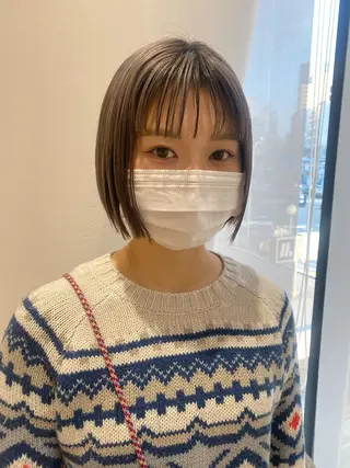 ショート カラー 増井 彩乃のヘアスタイル