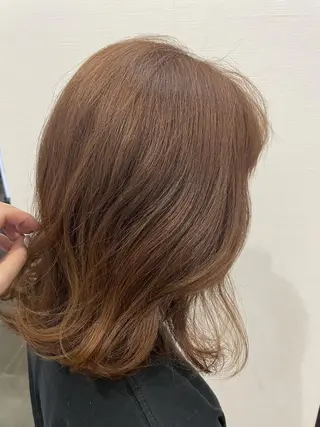 ロング ハイライト/ブリーチ カラーモデル/彩野のヘアスタイル