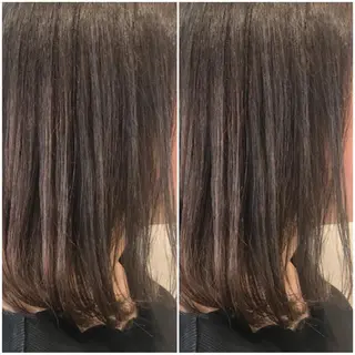 ミディアム オリーブ透明感カラー 表参道/MIKUのヘアスタイル