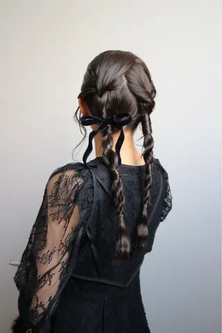 ロング ヘアアレンジ DOULAQ所属・AKO .のヘアスタイル