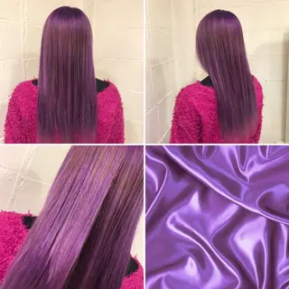 ロング カラー "PEPPU "所属・🌈推し色派手髪 ハイトーンShinのヘアスタイル