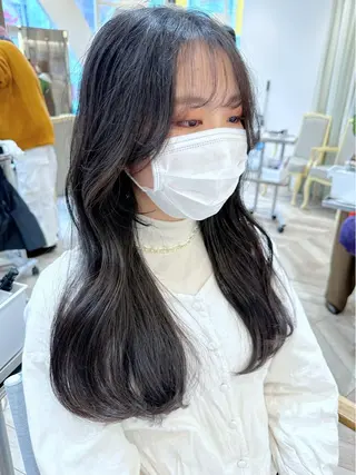 ロング ベージュ/レイヤー カット🤍Rieのヘアスタイル