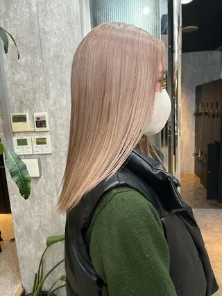 ミディアム カラー TIDEHAIR / 韓国ヘア/MOEのヘアスタイル