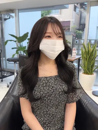 ミディアム カラー INTRO.by Fi-Ne所属・韓国ヘア 店長NEGIのヘアスタイル