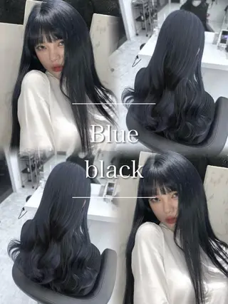 ロング カラー 韓国風暗髪🐈‍⬛ KOUMI🪽のヘアスタイル