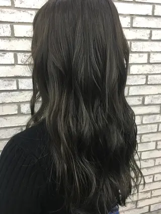 ロング カラー レイヤー ハイトーン 暖色⭐︎KANAKOのヘアスタイル