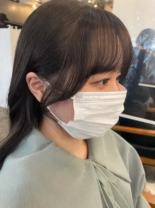 セミロング 🤍韓国ヘア🇰🇷 タバタサオリ🤍のヘアスタイル