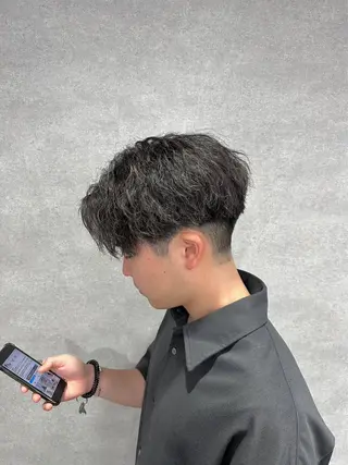 ショート カラー パーマ メンズ キッズ 🔥パーマ特化🔥 優馬のヘアスタイル