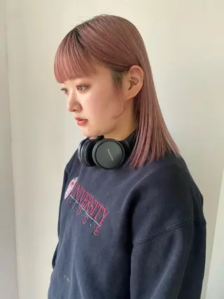 ミディアム カラー riria/ボブ /ブラウンカラー🎀のヘアスタイル