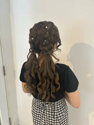 ロング ヘアアレンジ ヒナリ/まつ毛パーマ 無料モデル募集中☆彡のマツエク・マツパデザイン