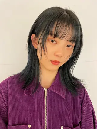 ミディアム haru/レイヤー/ ウルフのヘアスタイル
