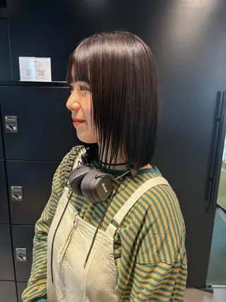 ミディアム LANVERY所属・カットモデル 募集中/礒部美沙のヘアスタイル