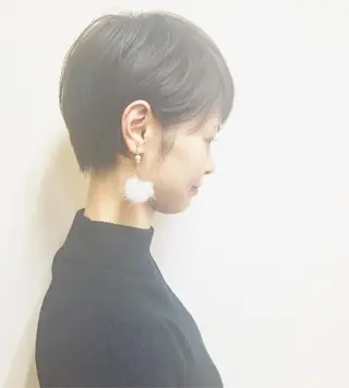 ショート カラー ショートボブ縮毛矯正 髪質改善のプロ山道潤のヘアスタイル