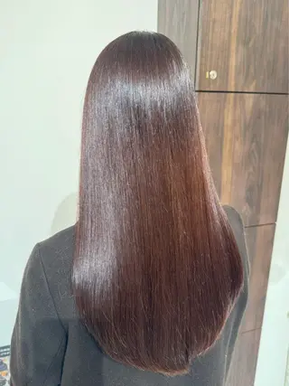 ロング カラー kana･:* /暖色カラーのヘアスタイル