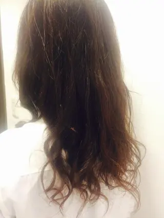 セミロング パーマ 髪質改善/練馬/ ASUKAのヘアスタイル