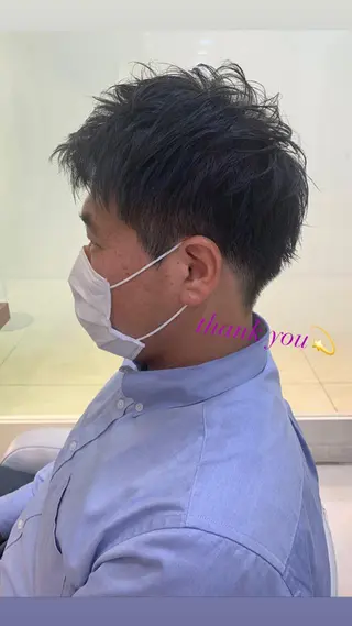 メンズ 似合わせカラー/艶 髪質改善/ヨシザキのヘアスタイル