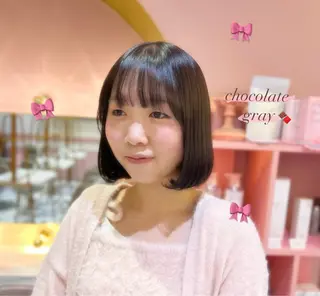 ミディアム カラー fish所属・横浜/レイヤー/ボブ shiira👼🏻のヘアスタイル
