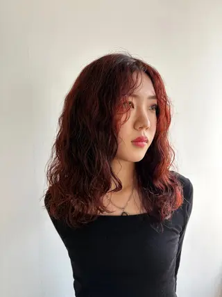 ミディアム カラー パーマ Stir Maison 大宮所属・ryuma/ボブ /透明感カラーのヘアスタイル